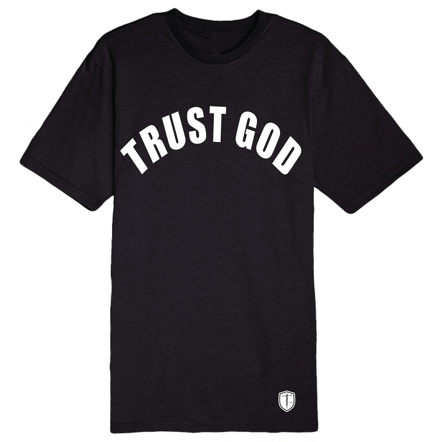 Trust God - (Glow In Dark) Black Tee