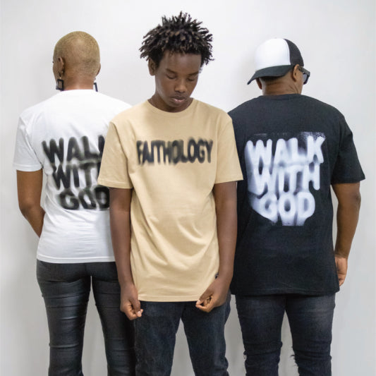 Walk With God - White Tee