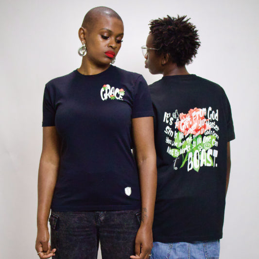 Grace - Black Tee
