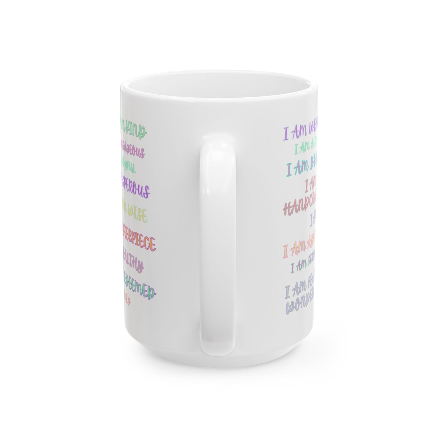 I AM AFFIRMATION Pastel Mug, (11oz, 15oz)