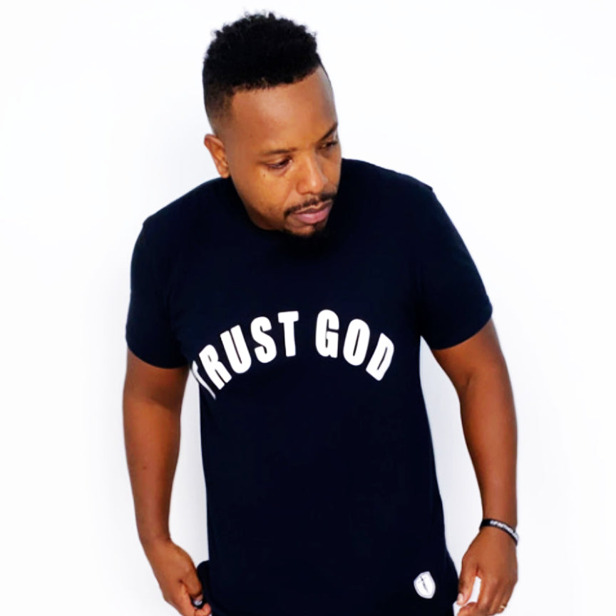 Trust God - (Glow In Dark) Black Tee