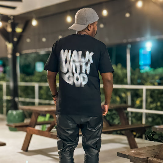 Walk With God - Black Tee