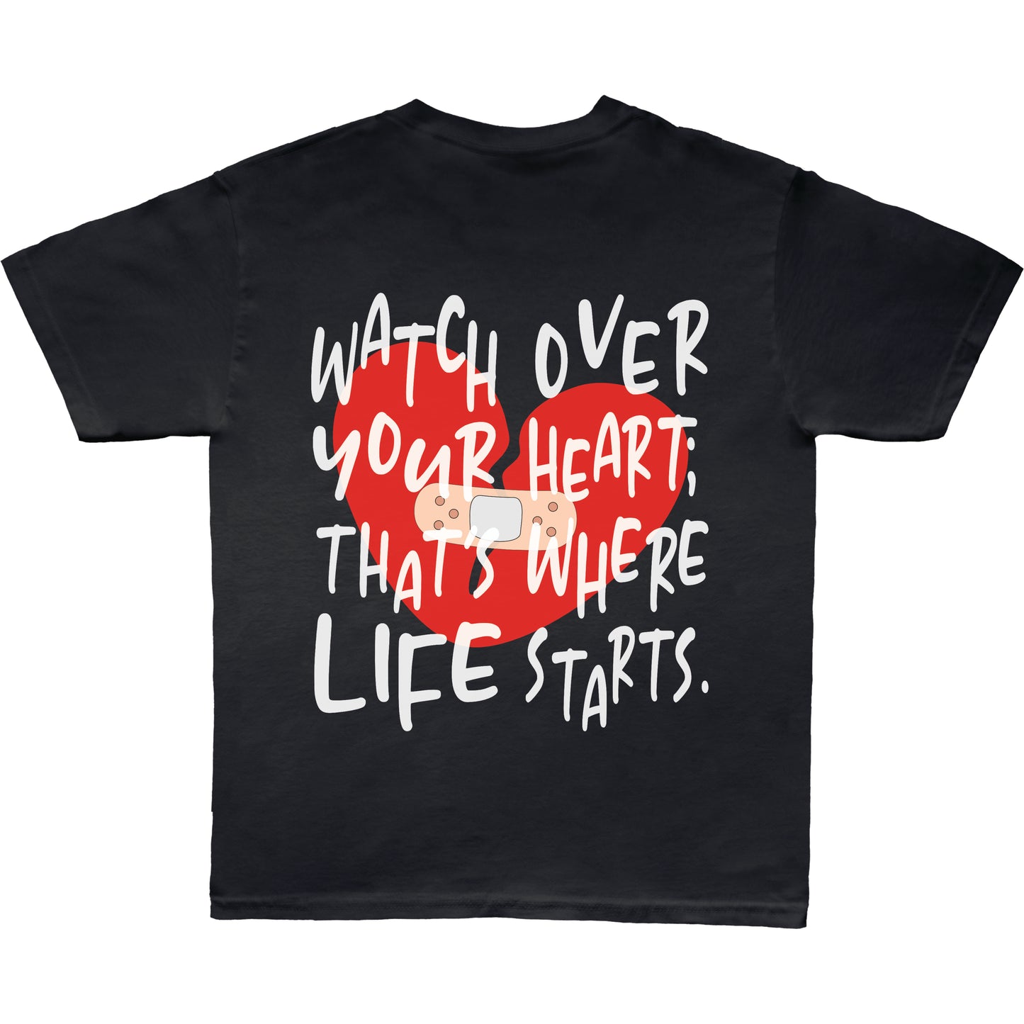 Guard Your Heart - Black Tee