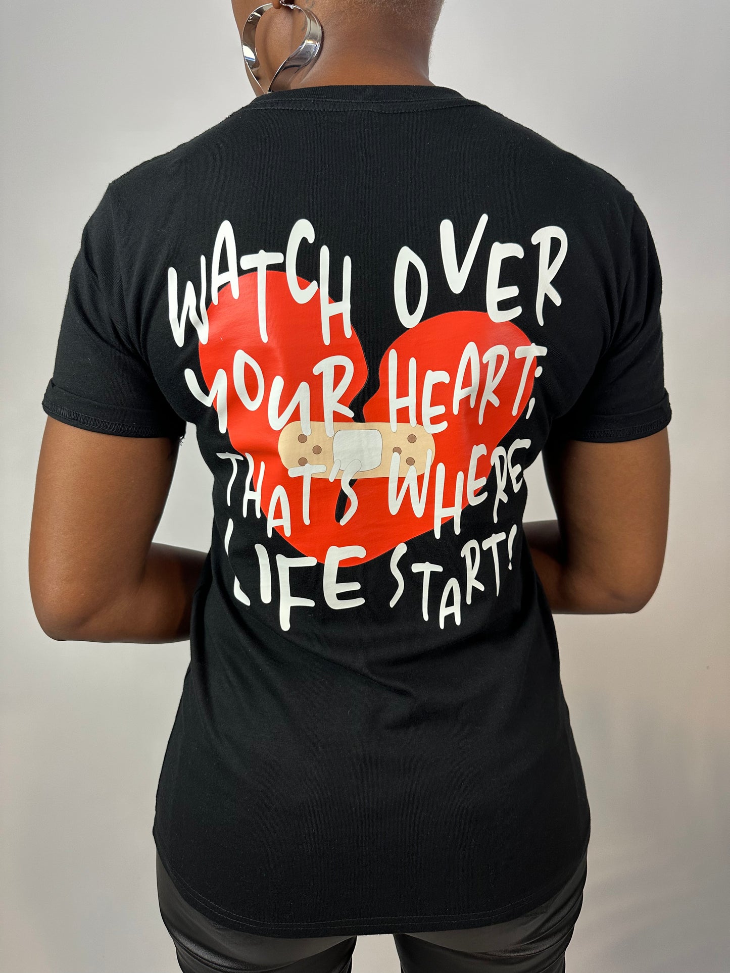 Guard Your Heart - Black Tee
