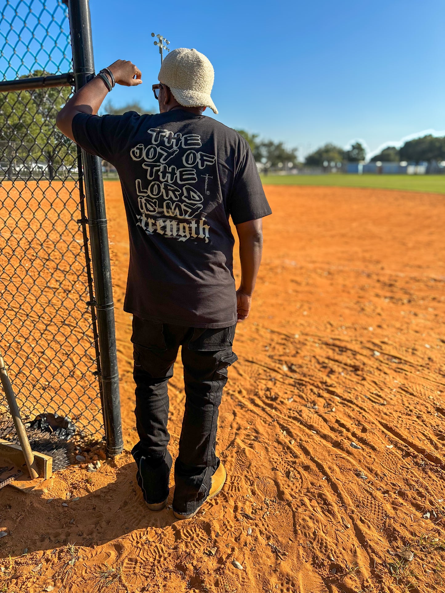 The Joy Of The Lord Is My Strength - Black Tee