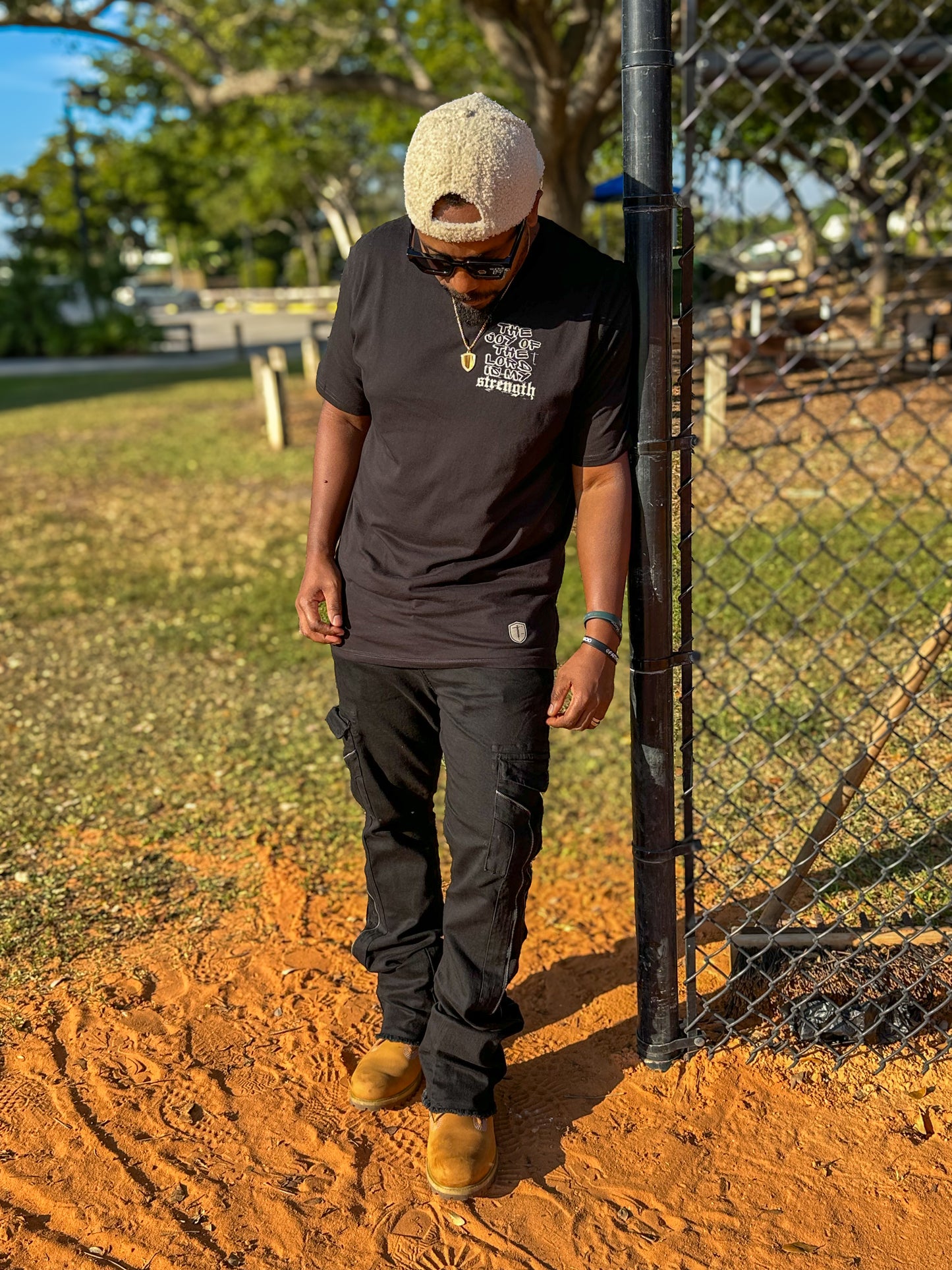 The Joy Of The Lord Is My Strength - Black Tee