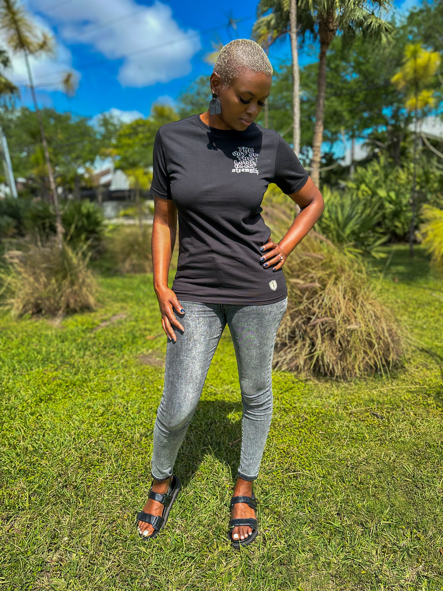 The Joy Of The Lord Is My Strength - Black Tee
