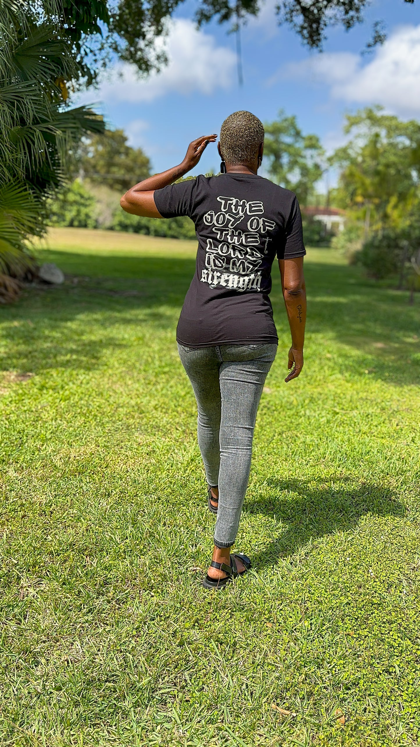 The Joy Of The Lord Is My Strength - Black Tee