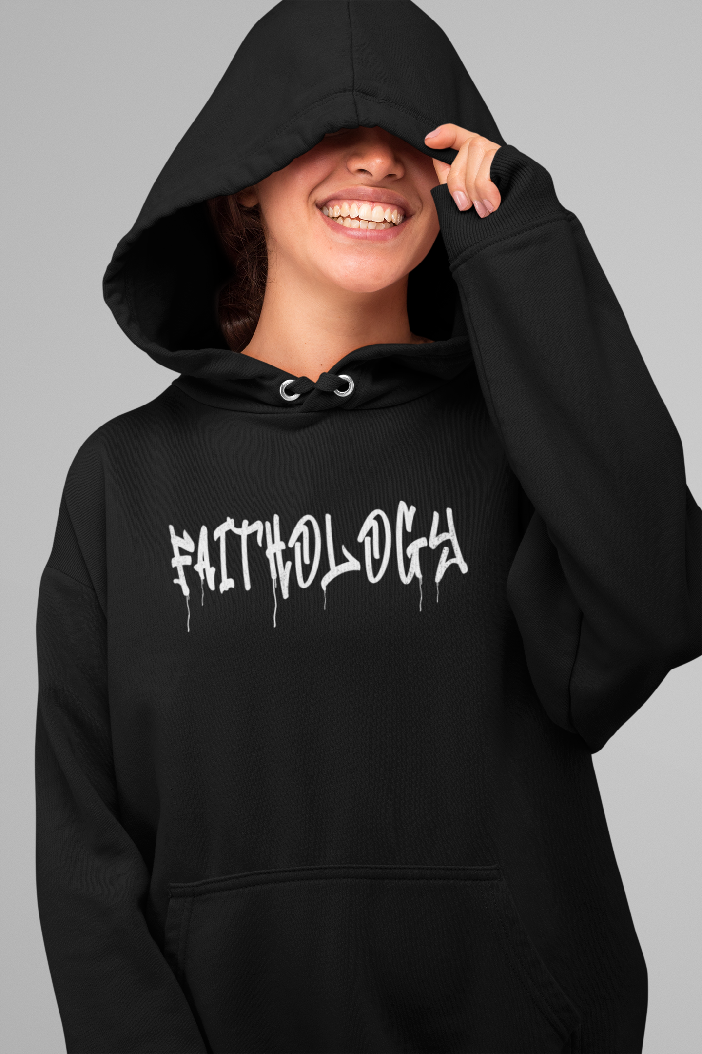Jesus Only Street Graffiti - Black Hoodie
