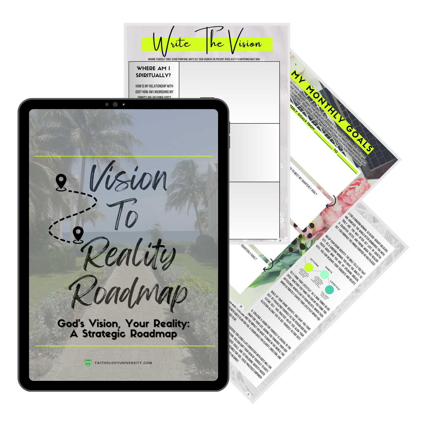 Vision To Reality Roadmap | E-WorkBook