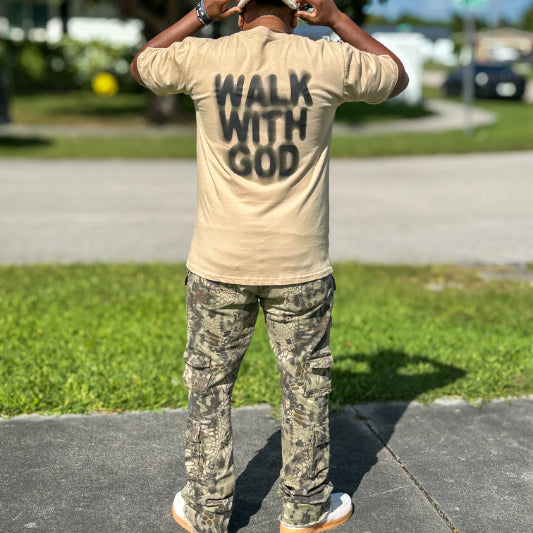 Walk With God - Mushroom Tee