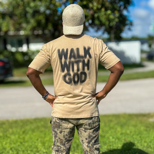 Walk With God - Mushroom Tee