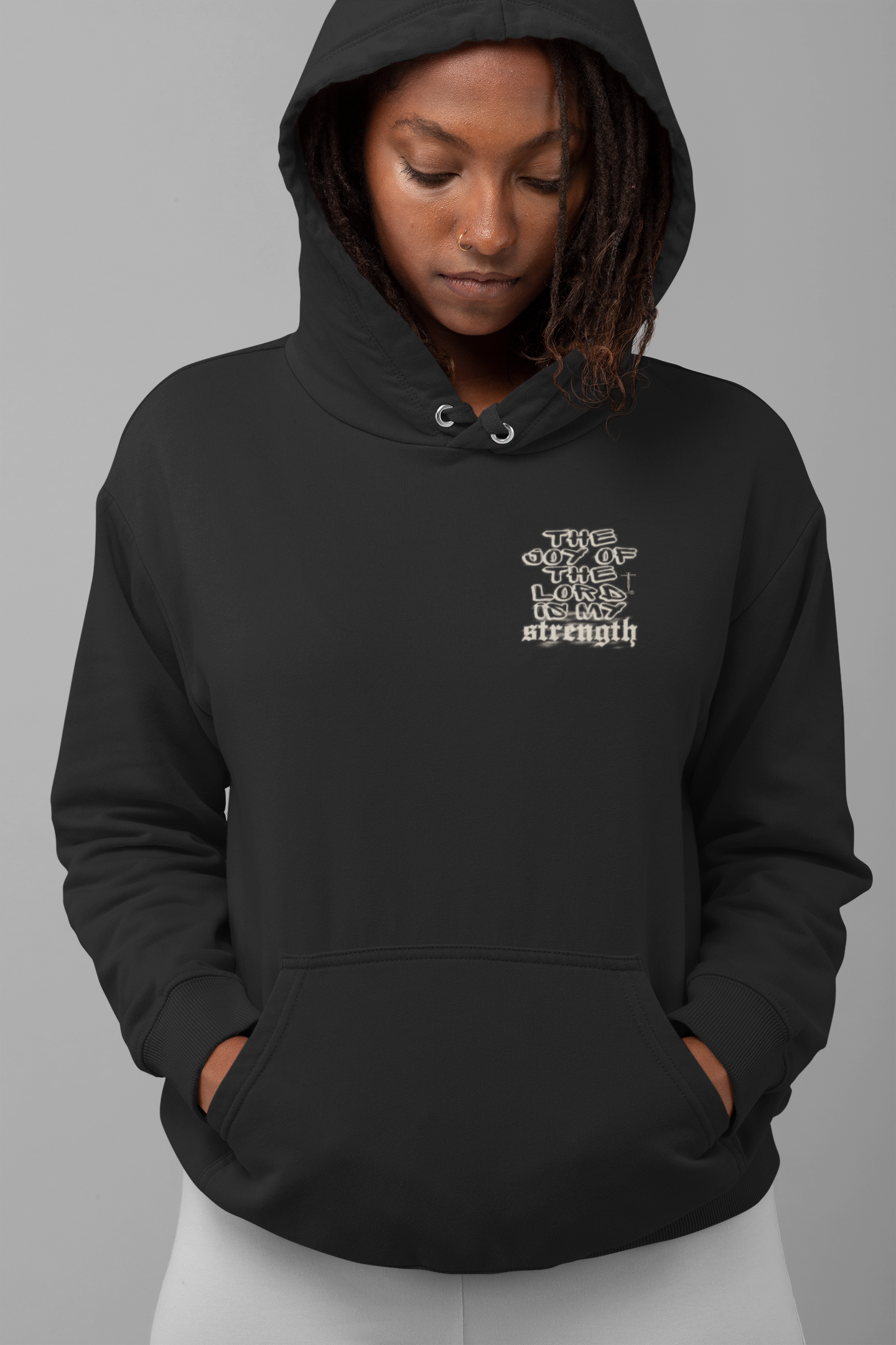 The Joy Of The Lord Is My Strength - Black Hoodie