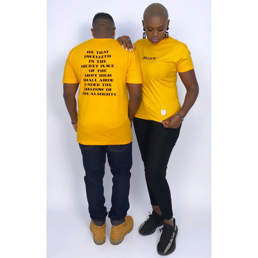 Psalm 91 - Gold Tee