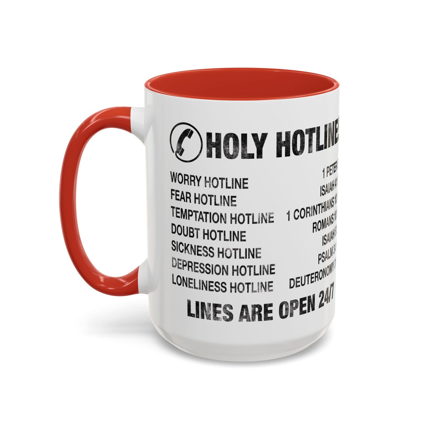 Holy Hotlines Coffee Mug (11, 15oz)