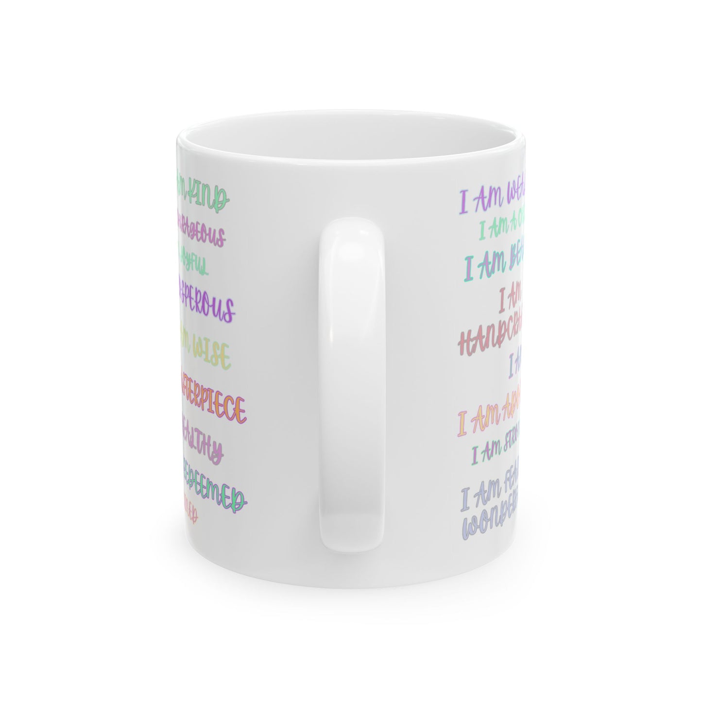 I AM AFFIRMATION Pastel Mug, (11oz, 15oz)