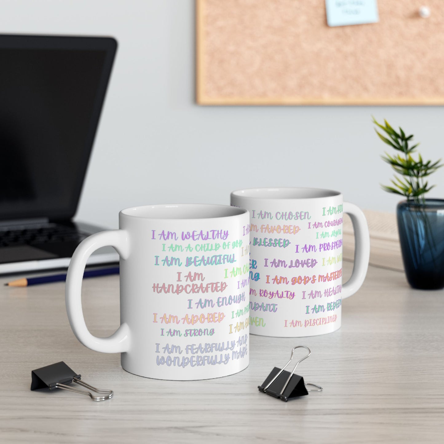 I AM AFFIRMATION Pastel Mug, (11oz, 15oz)