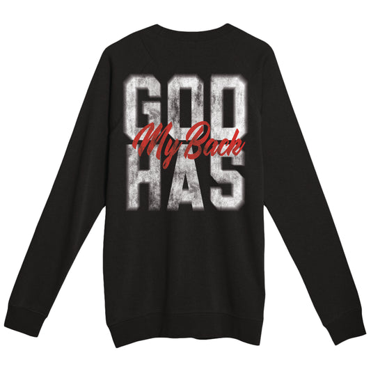 God Has My Back - Black Sweatshirt