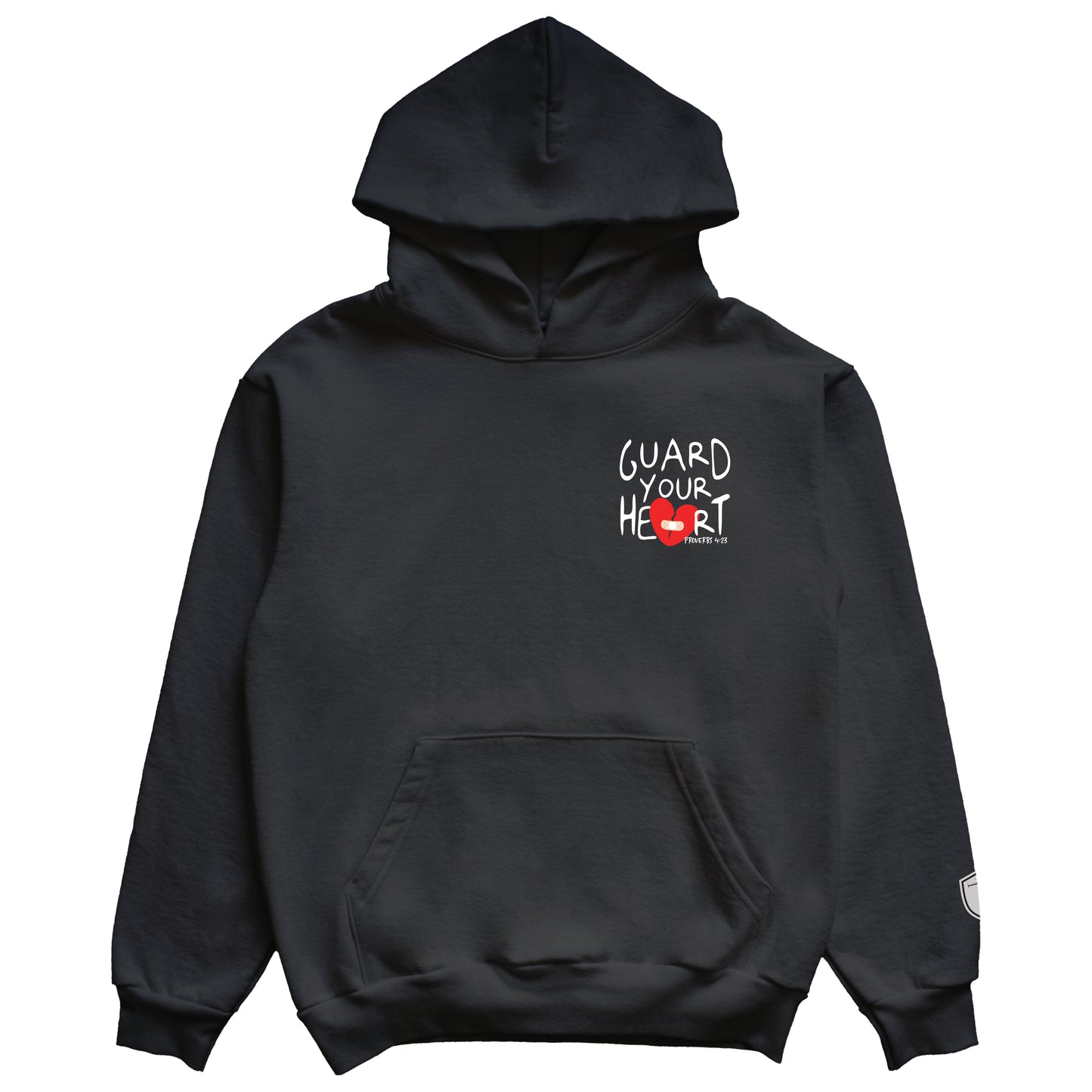 GUARD YOUR HEART Black Hoodie