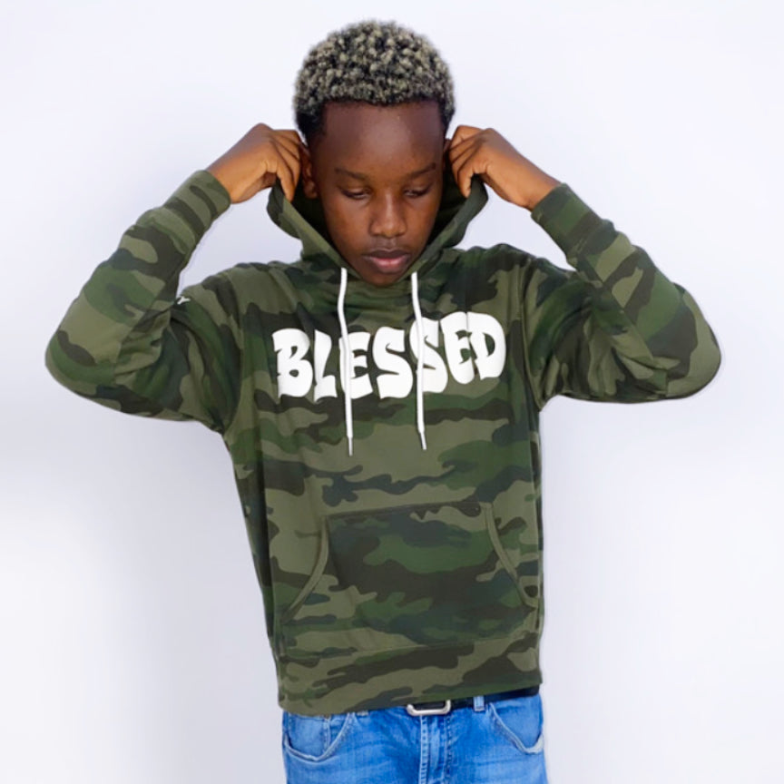 BLESSED Camo Hoodie