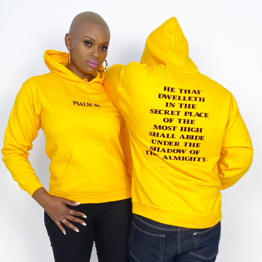 PSALM 91 Hoodie (Gold)