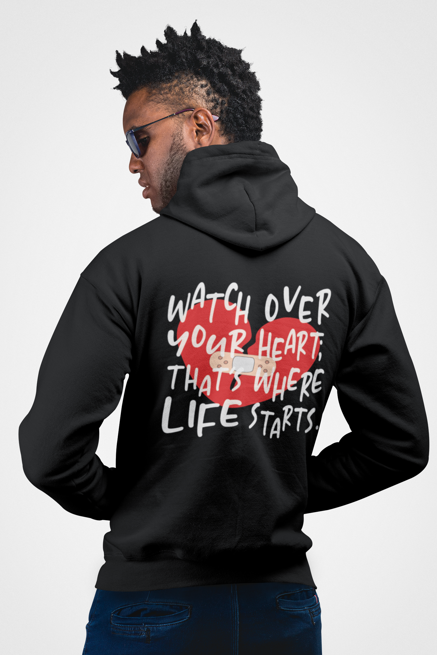 Guard Your Heart - Black Hoodie