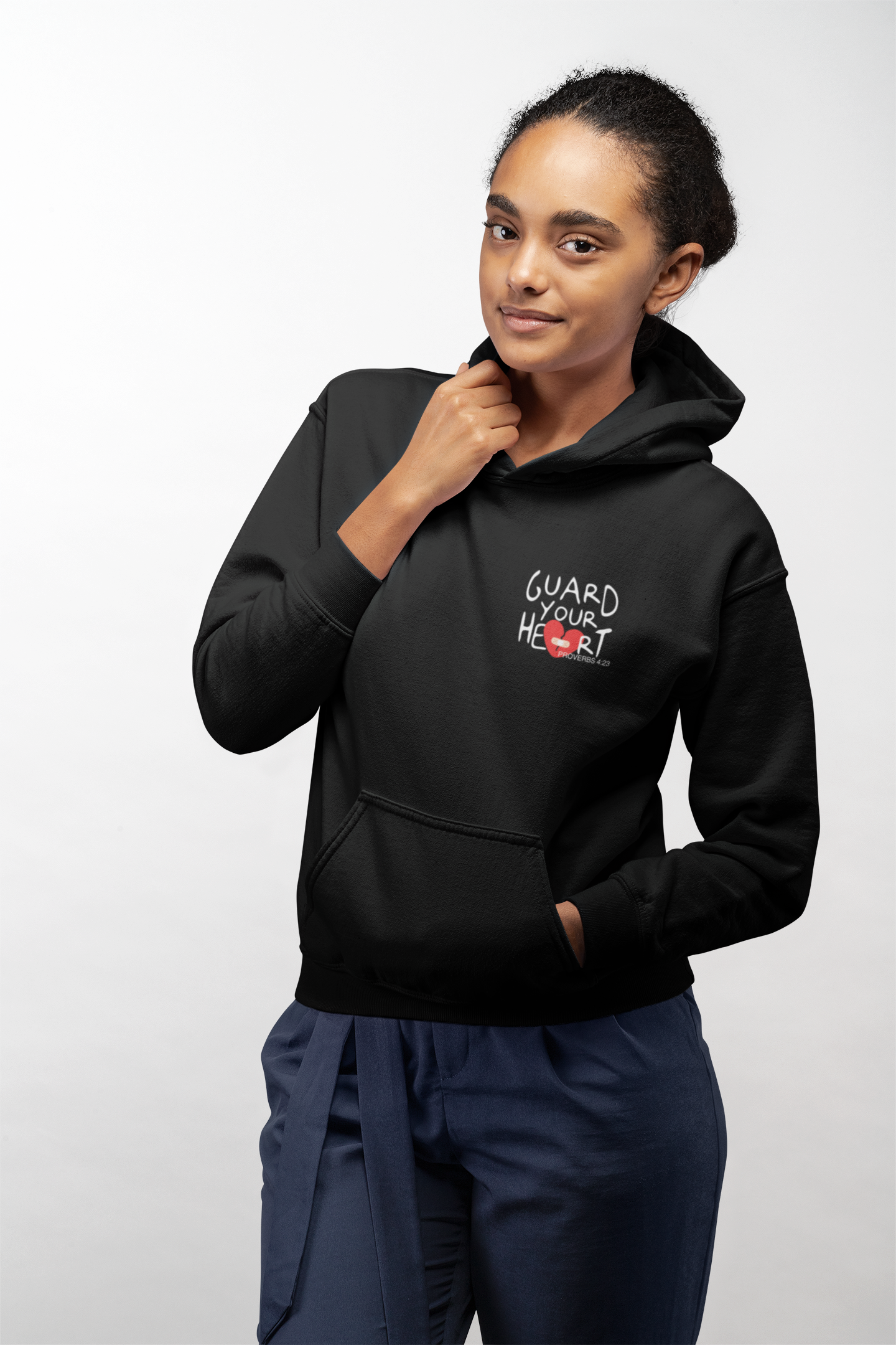 Guard Your Heart - Black Hoodie