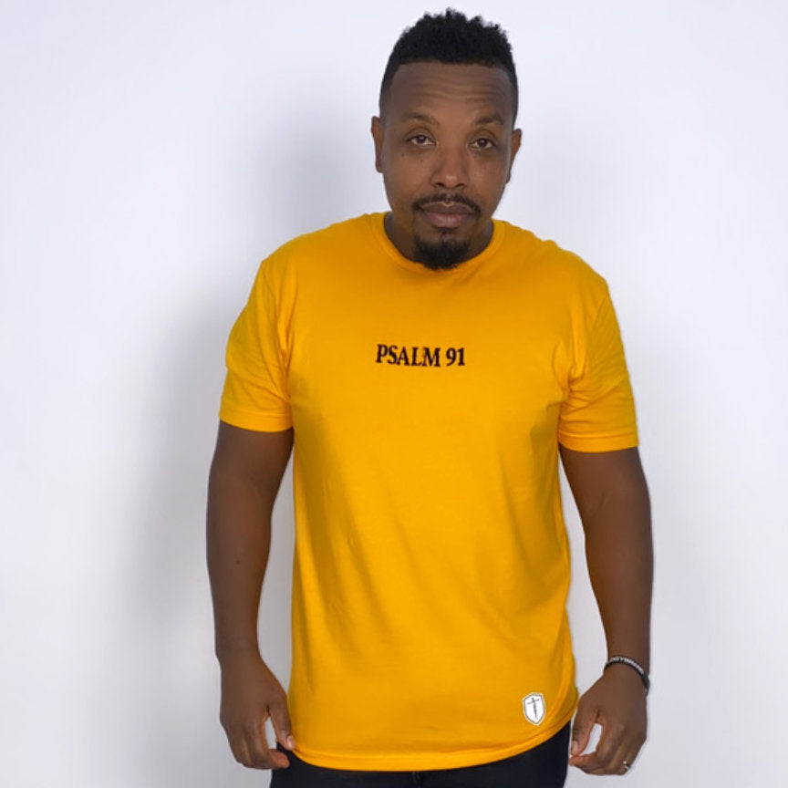 Psalm 91 - Gold Tee