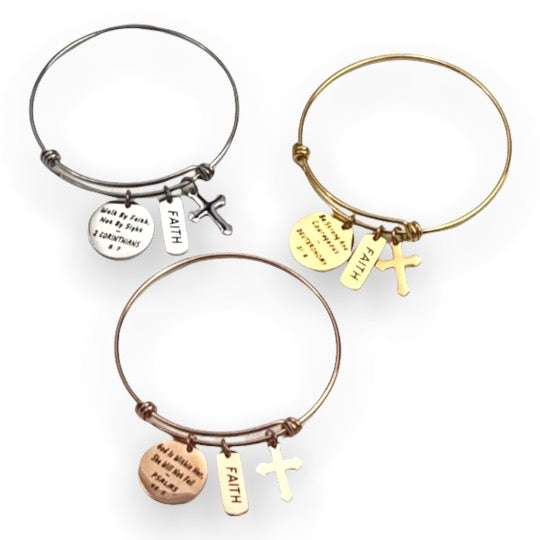 DEUTERONOMY 31:6 Charm Bangle